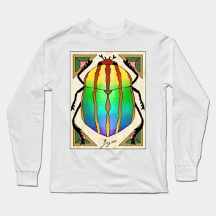 Rainbow Beetle Long Sleeve T-Shirt